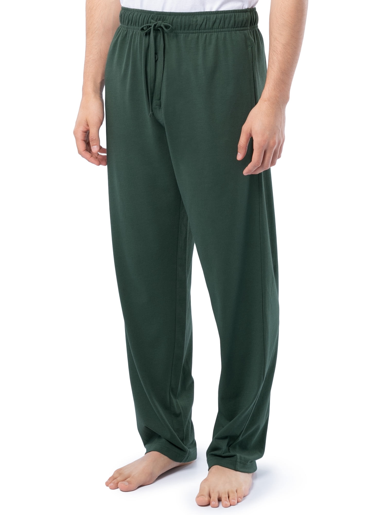 Fruit of the Loom Men's and Big Men's Jersey Knit Pajama Pants, Sizes S-6XL