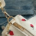 thumbnail image 5 of Casual Women's Strawberry Pillow Bag Corduroy With Chain Shoulder Crossbody Purse Handbag For Travel And Daily Use, 5 of 8
