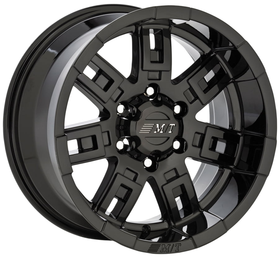15" Black Sidebiter (R) II Wheel by Mickey Thompson Wheel 90000019380 Fits 1999 Lincoln Continental