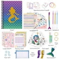 thumbnail image 1 of Cuaderno para niñas, papelería, caja de regalo, cuenta de mano, diario de sirena, juego de uso versátil, 1 of 1