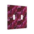 thumbnail image 2 of PAYOHTO Toggle Light Switch Wall Plate Snake Skin Texture Double Switch Cover Standard Size 2-Gang 4.50" x 4.5" Unbreakable Polycarbonate Thermoplastic, 2 of 6