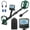green, variant on Towallmark Professional Metal Detector for Adults & Beginners, 4 Modes, 10" Waterproof Coil, LCD Display with Pinpoint, Lightweight for Gold, Coins, Jewelry Hunting, Green