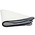 thumbnail image 1 of Pañuelo de bolsillo blanco para hombre, informal, de algodón, con borde colorido, esencial para caballero Armada, 1 of 8