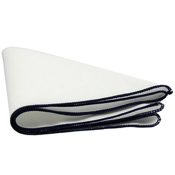 de algodón estilo para hombre de bolsillo blanco s de borde coloridos jinwen Pañuelo de algodón