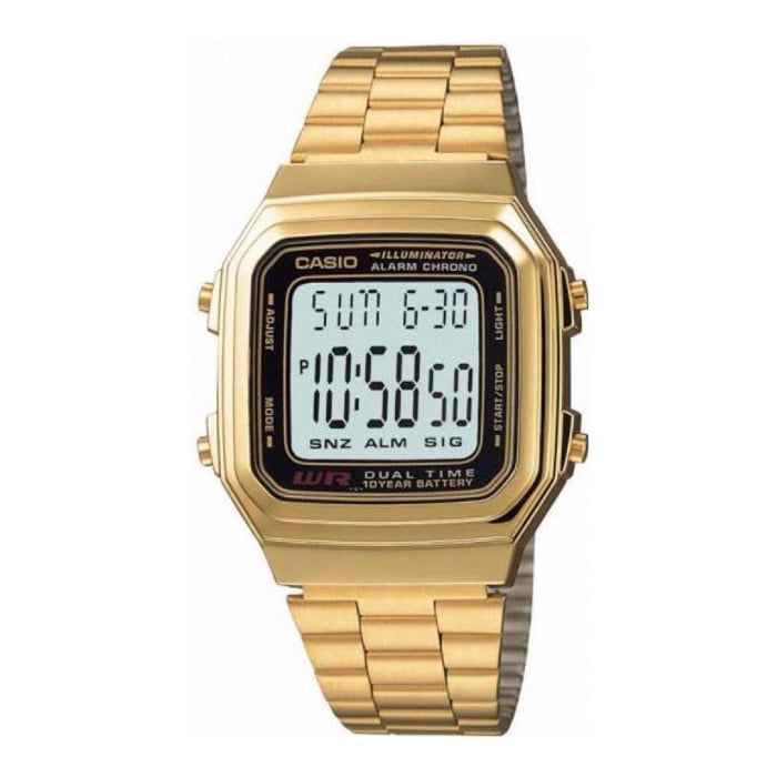 Reloj Digital Dorado Casio A-178Wga-1