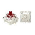 thumbnail image 1 of Xianlin-Gatron g Red Pro Interrupteurs de Clavier, RGB Pré-Liné Compatible pour Clavier Mécanique MX, SMD LED 3 Broches 45gf Interrupteurs (Rouge, 35 Pcs), 1 of 4