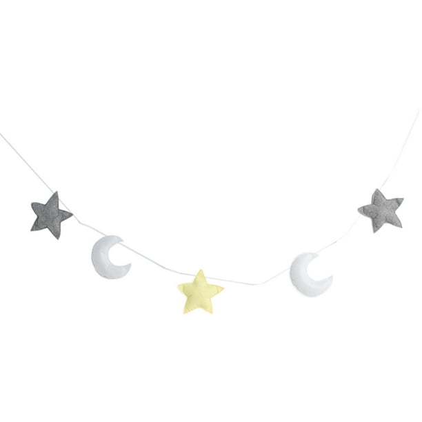 + Adornos de , Decoración para Colgar en , Colgante Hecho , Artesanías , Gris amarillo perfecl Decoración de pared de estrellas
