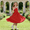 Red, variant on LJEFF Girls Spaghetti-Strap Dress, Lightweight Flowy Pleated Casual A-Line Vintage Party Midi Dress for Kids Blue Size 6