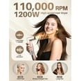 thumbnail image 3 of 7-in-1 Professional Hair Styler with 110,000 RPM Motor - Complete Ionic Hot Air Styling Tool with Auto-Wrap Curlers & Heat Protection for All Hair Types, 3 of 8