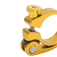 thumbnail image 2 of BOLANY MTB Bike Seatpost Clamp Quick Release Aluminium Alloy Bicycle Seatpost Mount 34.9mmGold, 2 of 3