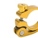 thumbnail image 2 of BOLANY MTB Bike Seatpost Clamp Quick Release Aluminium Alloy Bicycle Seatpost Mount 34.9mmGold, 2 of 3