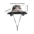 thumbnail image 3 of Solar Fan Hat with Detachable Design, Outdoor Sun Hat Featuring 3-Speed Solar Powered Fan, Neck & Face Cover for Hiking, Gardening, Camping, Travel, Breathable Mesh, 3 of 6