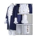 thumbnail image 4 of Conjunto de abrigo, camisa, pantalón y chaleco de manga larga para hombre, estilo cosplay, blusa de poliéster, 4 of 9