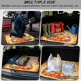 thumbnail image 3 of Qpednta Heavy Duty Trunk Mat 29"x39" Non-Slip Pumpkin Maple Cargo Liner, Polyester Carpet Dustproof Easy To Clean Trunk Floor Mat Vehicle Interior Accessories Fits Sedan SUV Truck, 3 of 7
