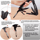 thumbnail image 4 of Alicate Cuchillo Bloosom  Navajas Multifuncional Para Camping Negro, 4 of 4