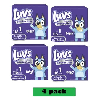 Luvs Pro Level Leak Protection Disposable Baby Diapers Size 4