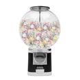 thumbnail image 4 of Vending Machine,Candy Gumball Machine,Candy Vending Machine w/Locks,1.26'' Ball Bulk Candy Dispenser Machine for Game Stores & Retail Stores (Black), 4 of 15