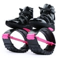 thumbnail image 3 of Joyfay Jumping Shoes XX-Large Fitness Bounce Boots for Unisex Children Adults Black Shell 3pcs Buckles 3pcs Rose Pink Springs, 3 of 9
