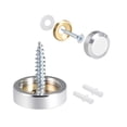 thumbnail image 3 of 20mm Mirror Screws Decorative Cap Cover Nails Polished Stainless Steel 4Pack, 3 of 5