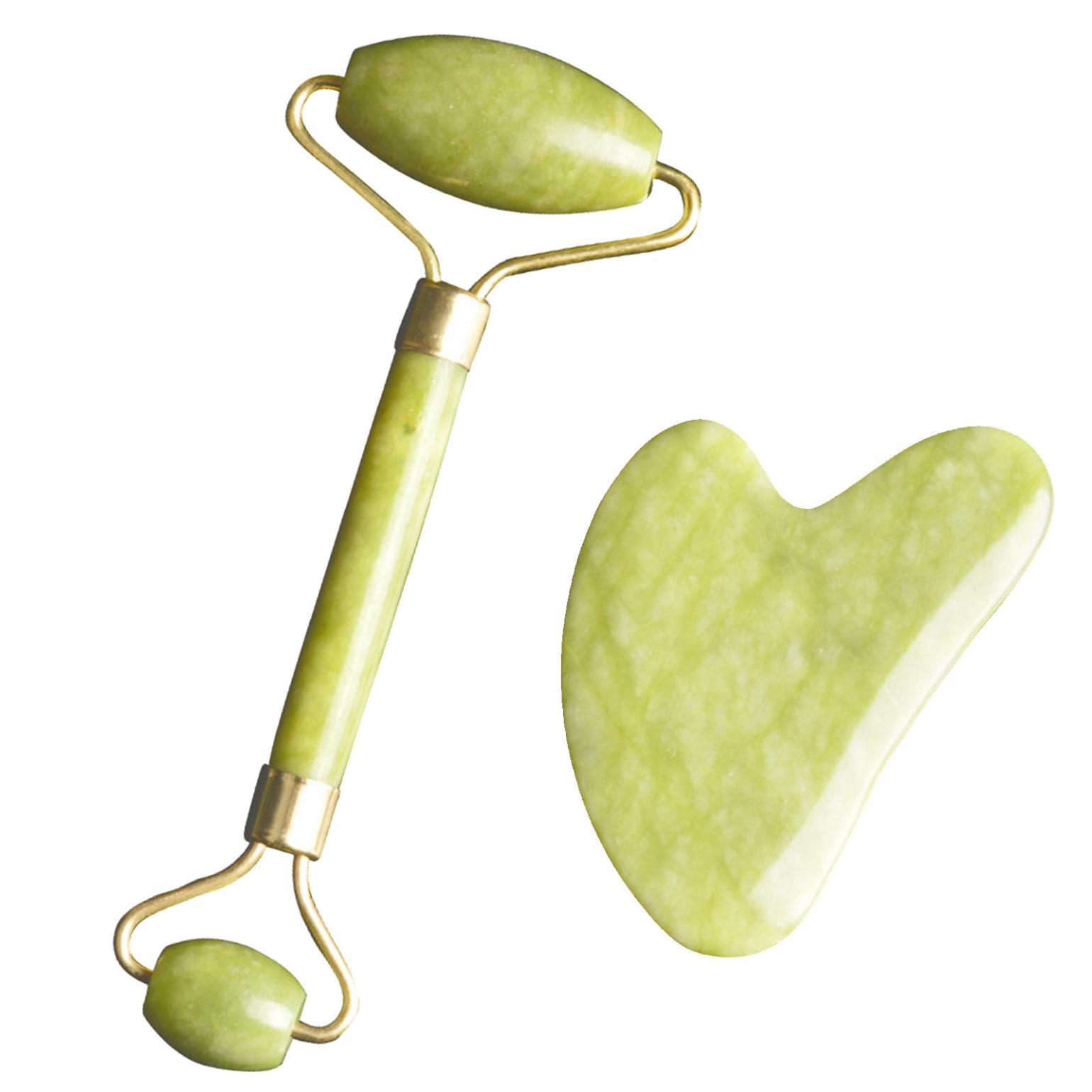 Jovati Jade Roller Gua Sha Facial Tools Set Beauty Skin Care Face