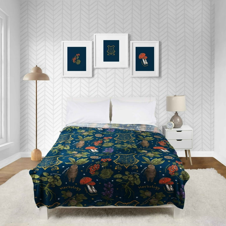 HARRY POTTER Plaid Morbido 152x127 Cm - Silky Touch Super Soft In Microfibra - Coperta Leggera E Traspirante Per Divano E Letto