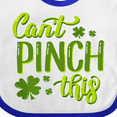 thumbnail image 4 of Inktastic St. Patrick's Day Can't Pinch This Hand Lettering Boys or Girls Baby Bib, 4 of 4