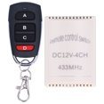 thumbnail image 1 of 433Mhz 12V Porte de Garage Télécommande Ouvreur 4CH Sans Fil Relais Émetteur Récepteur Module Kit, 1 of 6