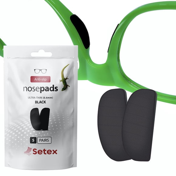 Almohadillas nasales para gafas Setex Gecko Grip ultrafinas de 0,6 mm (5 pares)