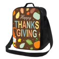 thumbnail image 1 of Balery Happy Thanksgiving With Gnome Caja de Almuerzo y Bolsa de Almuerzo para Hombres y Mujeres, Bolsa de Almuerzo Reutilizable con Gran Capacidad, Bolsa de Almuerzo Aislada, 1 of 7