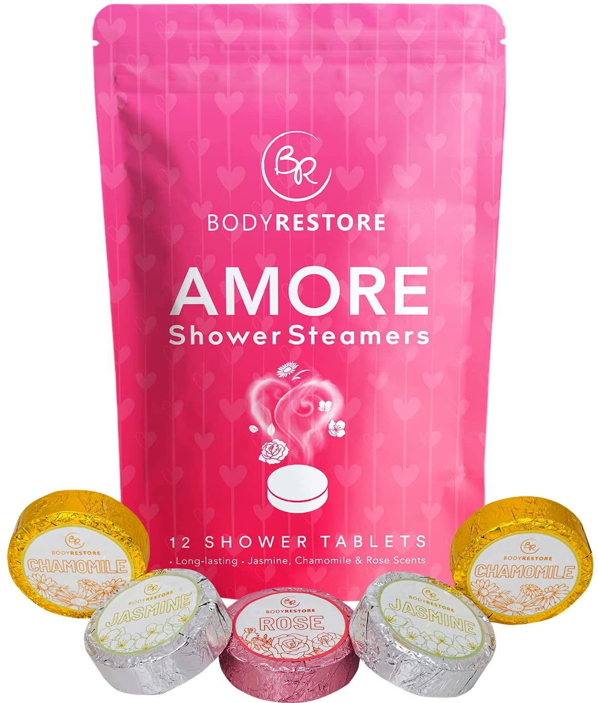 Body Restore Shower Steamers (Pack of 12) Gifts for Women and Men