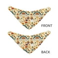 thumbnail image 6 of Goofa 70s Hippie Style Pattern Pet Scarf Bandana - Adjustable and Comfortable,Dog Scarf Bib Kerchief Breedfor Dogs and Cats-Medium, 6 of 8