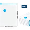 thumbnail image 2 of Compression Bags for Home Storage, Space Saver Bags, High-quality PE-PA Films, Ideal for Storing Blankets, 7PCS, 70 x 50, 2 of 5