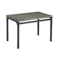 Zenvida Dining Table Set For 4, Rustic Grey 5 Piece Set Kitchen