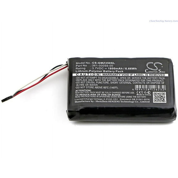 ALLCCX 1800mAh Battery 361-00059-00 for Garmin ZUMO 350LM,ZUMO 390LM, ZUMO 340LM