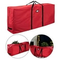 thumbnail image 1 of pitrice Extra Large Christmas Tree Storage Bag Dual Handles for Moving Supplies Red 165x38x76cm, 1 of 8