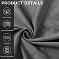 thumbnail image 3 of 3 Pcs L Shaped Couch Covers for Sectional Corner Sofa Stretch 5 Seat Washable Corner Sofa Slipcover Sectional Couch Protector for Living Room(Dark Gray,Milk Silk), 3 of 7