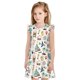 thumbnail image 1 of Fotbe Travel1 Vestido de Dormir para Niñas de 3 a 10 Años, Mangas Cortas, Estilo Princesa, Pijama Camisón con Mangas Voladas-XX-Large, 1 of 6