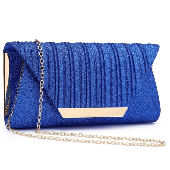 Bolso de noche Dasein para boda, bolso de mano con purpurina para mujer