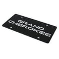 thumbnail image 3 of Jeep Grand Cherokee Logo License Plate (Black), 3 of 5