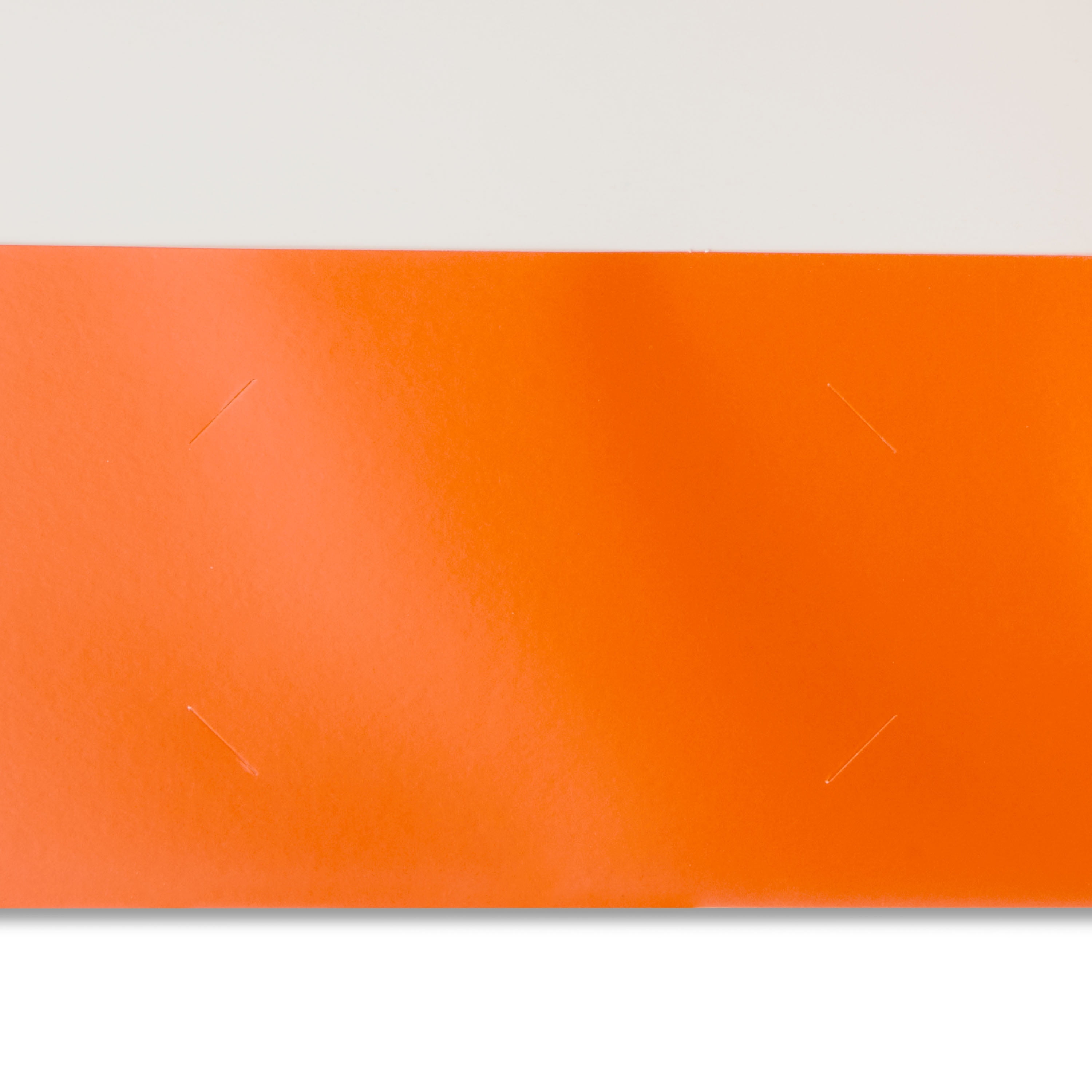 Pen+Gear Two Pocket Paper Folder, Solid Orange Color, Letter Size