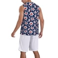 thumbnail image 2 of Sikiie Daisy Flowers Basketball Jersey Reversible Men's Mesh Athletic Sports Shirts Training Practice S-4XLXX-Large, 2 of 6