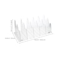 thumbnail image 2 of WRITWAA Closet Divider Multi Functional Closet Divider Plastic Transparent 6 Pieces with Upgraded Anti Slip Pads, 2 of 8