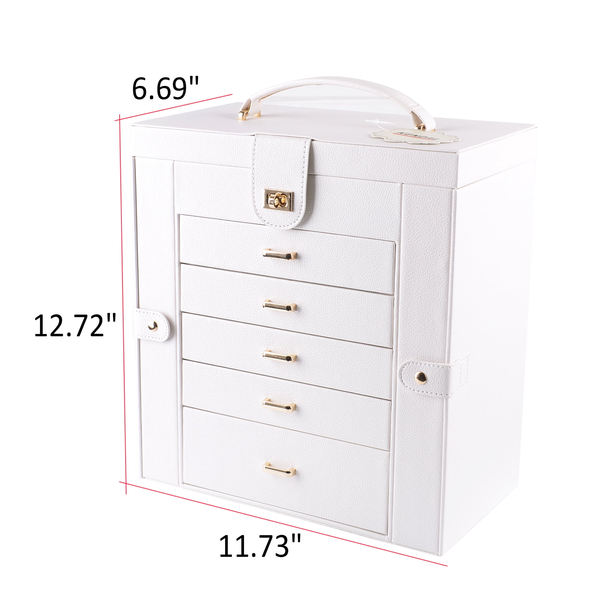 Kendal Huge Leather Jewelry Box / Case / Storage LJC-SHD5CM