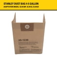 thumbnail image 4 of Bolsa de filtro Stanley 25-1230 18-19 L para aspiradora húmeda y seca, paquete de 3, 4 of 7