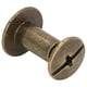 thumbnail image 4 of Sujetadores De Remaches De Cobre De Cabeza Redonda, Tornillo De Encuadernación De Libros, Tratamiento De Galvanoplastia, Material De Latón, 200 Juegos Para álbum De Fotos Mgaxyff Bronce, 4 of 8