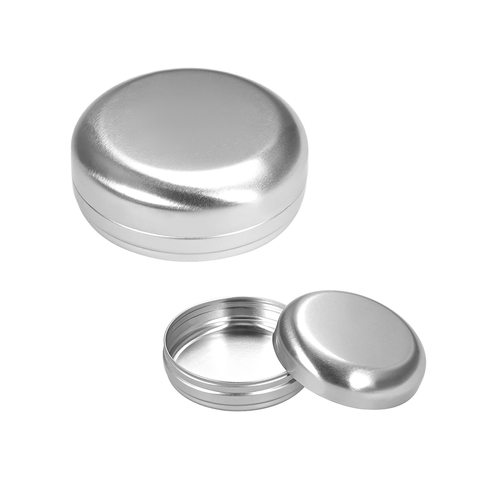 30 Aluminum Mini Round Tin Metal Container Box Storage Jar w/Screw Top Lids 30ml 
