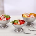 thumbnail image 3 of 1 UNID Ensalada de acero inoxidable Copa Helado Cuenco Postre Fruta Snack Cup Cup, 3 of 6