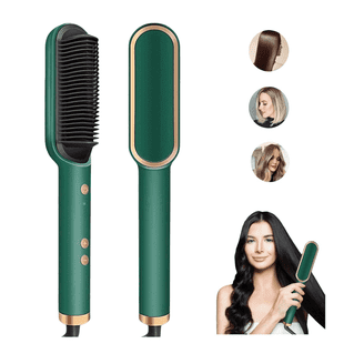RACCOMB Cordless Hair Straightener Brush, Portable Hot Ionic  display picture 1
