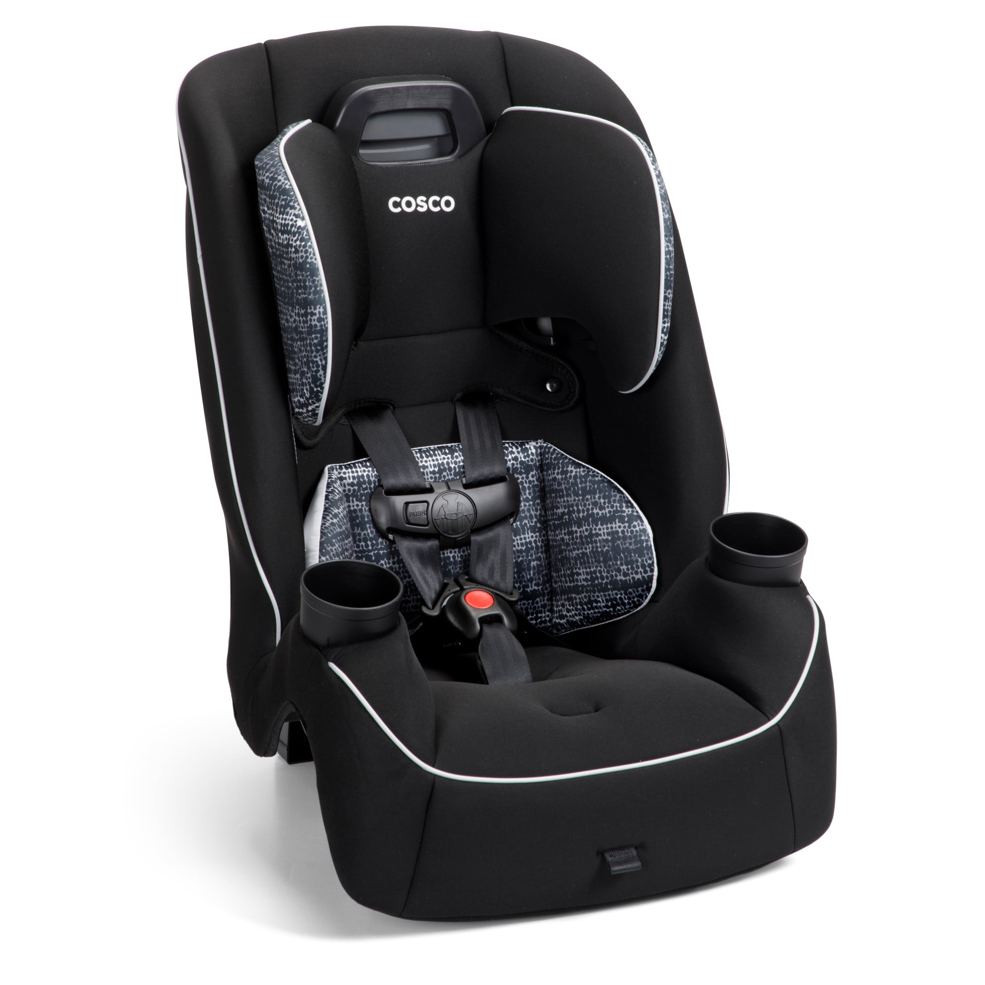 Cosco Kids Easy Elite Slim All-in-One Convertible Car Seat, Black India Ink, Infant & Toddler, Unisex