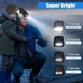 thumbnail image 5 of KANCOKIT Hat with Light, Rechargeable Beanie with Headlamp for Men Women, Four Modes of Adjustment Beanie with Light, Gray, 5 of 7